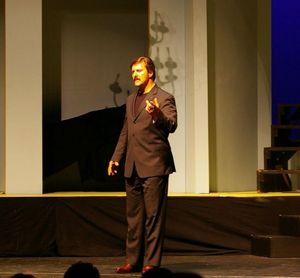 Joseph Mahowald, in town for the kickoff of the national tour of 9 to 5: The Musical, Photo